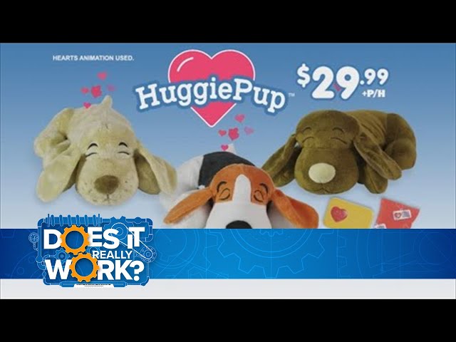 Pets Know Best HuggiePup Cuddly Puppy Behavioral Aid Toy Dog Pet Crate  Training