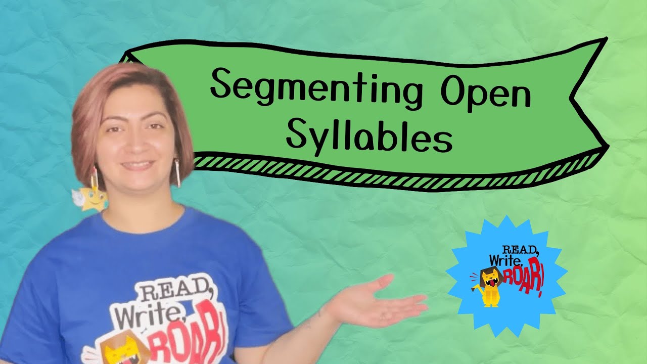 Dividing Open Syllables | Read, Write, ROAR! - YouTube
