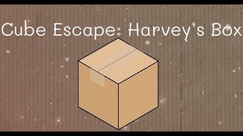 HARVEH | Cube Escape Collection Part 4: Harvey