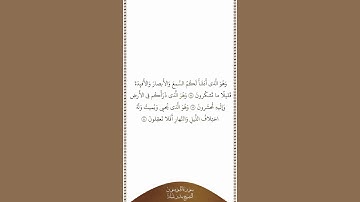 تلاوة في دقيقة سورة المؤمنون الآيات ٨٧ ٨٠ الشيخ بندر بليلة