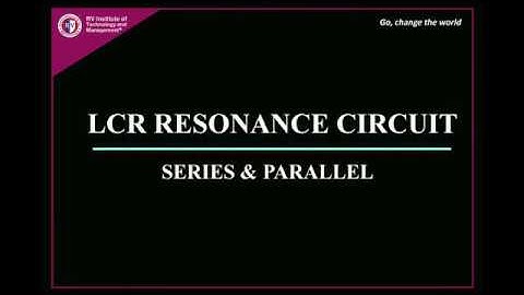VTU Physics Lab Experiments LCR Resonance Circuit