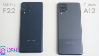 Samsung Galaxy F22 vs Galaxy A12 Speed Test and Camera Comparison