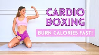 CARDIO BOXING WORKOUT | Burn calories and tone your arms!