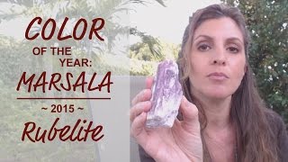 COLOR OF THE YEAR: MARSALA ~ 2015 ~ Rubelite