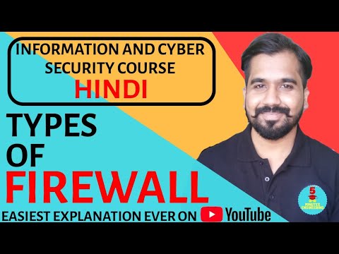 Types Of Firewall : Packet Filtering and Application-Level Gateway (Proxy Server) Explained (Hindi)