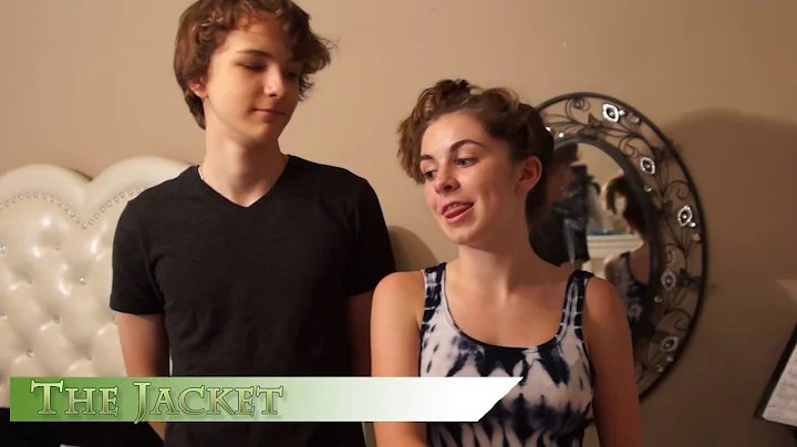 Lead actors Alec Mizerik and Taylor Nutt The Jacket