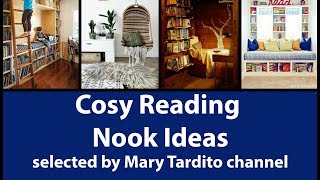 Interior design inspiration with cozy reading nook ideas: - reading book nook - study nook - window seat ideas More inspirational 