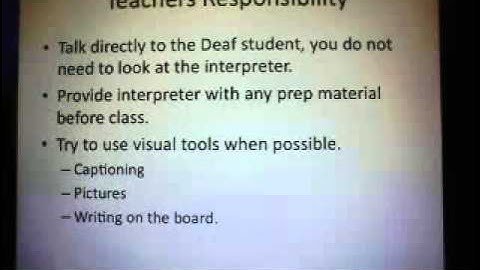 Educational Interpreter Orientation