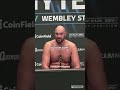 Tyson Fury retires from boxing: &quot;There isn&#39;t nothing more I can do&quot; #shorts