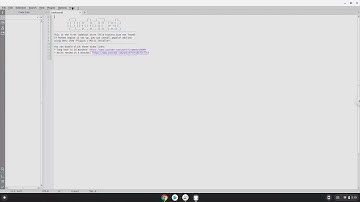 How to install CudaText on a Chromebook