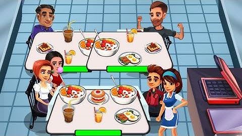 Cooking Cafe - Food Chef All Levels Gameplay Walkthrough Part 6 (Android/iOS)