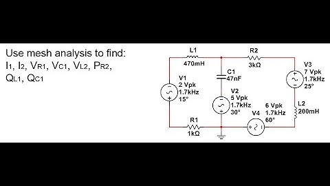 AC Mesh Analysis Made Easy | Step-by-Step Circuit Tutorial 09