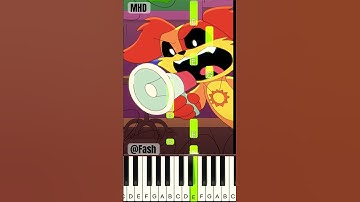 Wake up meme: DogDay x CatNap @fash - Piano Tutorial