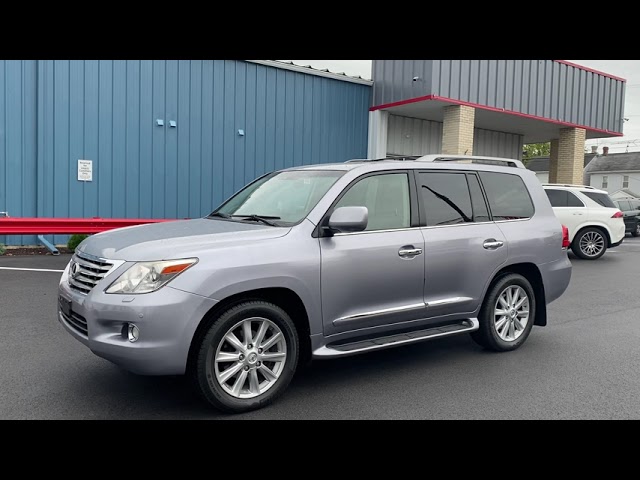 2010 Lexus LX570 height control - YouTube
