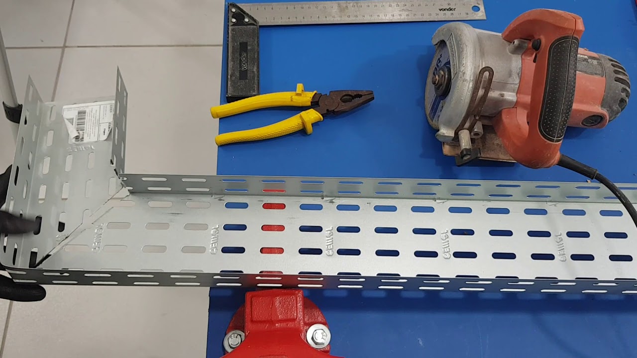 Corte em 90 graus na Eletrocalha HD Exclusivo Parte 01