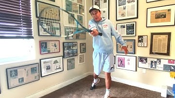 Improve your ground strokes push on the ground be fundamentally sound - Rick Macci