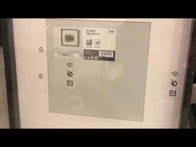 IKEA hack - Ribba shirt frame - YouTube