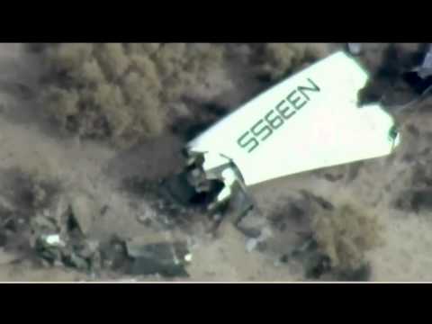 Accidente SpaceShipTwo 2014 un piloto muerto y 1 herido grave [HD Real]