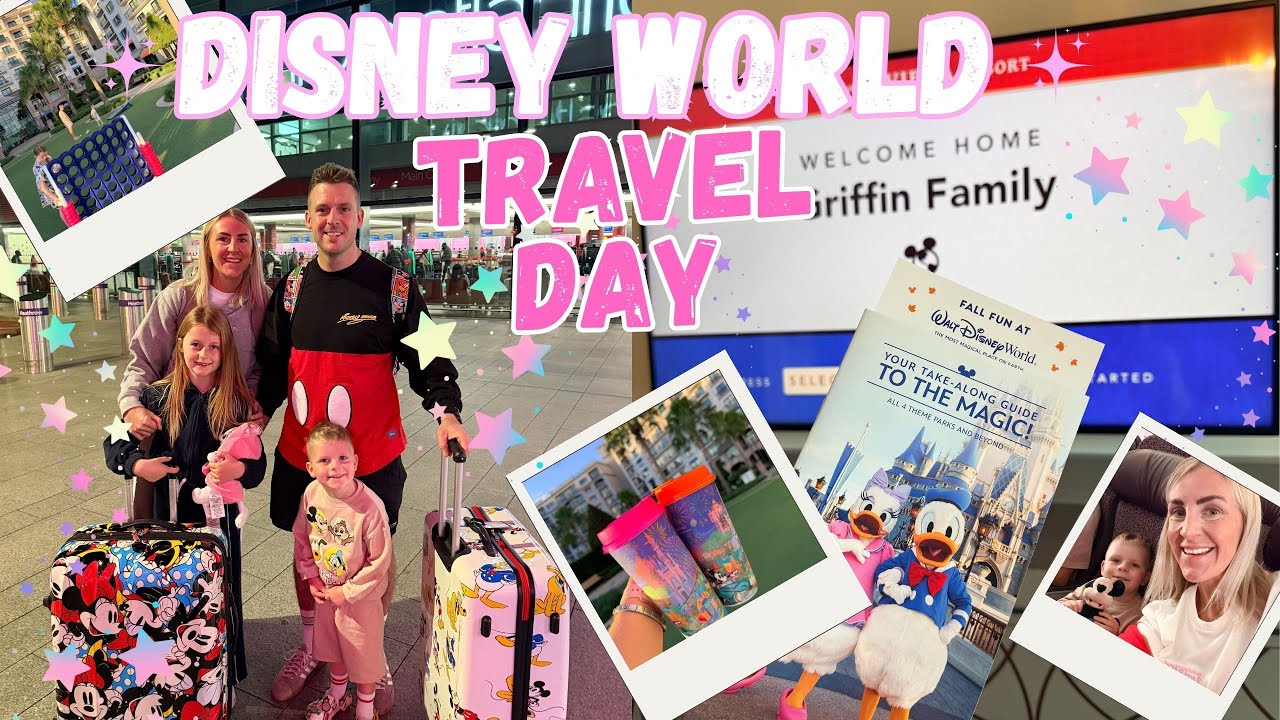 WALT DISNEY WORLD TRAVEL DAY. LHR - MCO. DISNEYS RIVIERA RESORT. FAMILY VLOG.