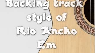 backing track style Rio ancho paco de lucia chords