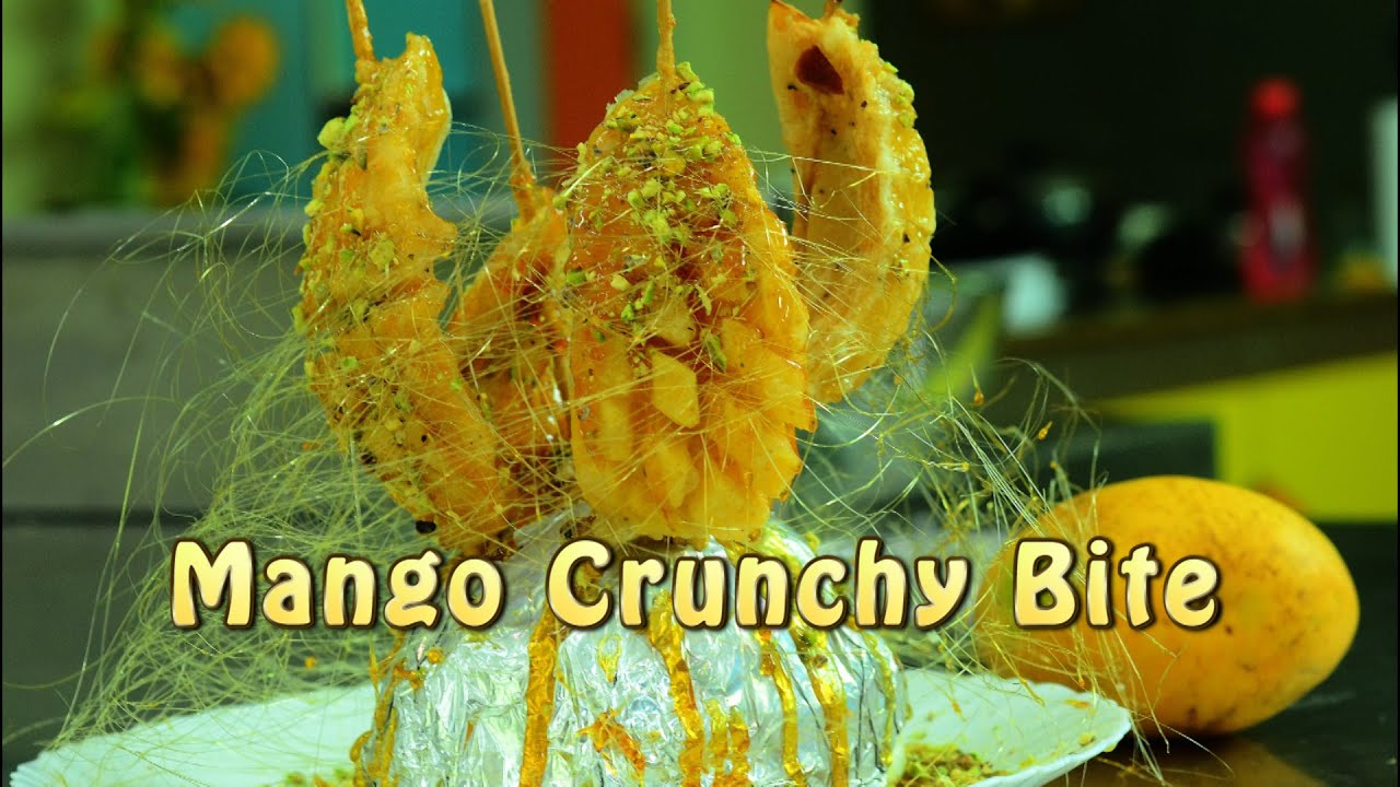 Sweet Mango Caramel Crunch - Mango Sweet Recipe - Desserts with mango | Vahchef - VahRehVah