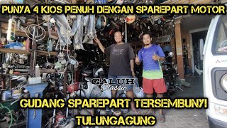 GUDANG PERLENGKAPAN MOTOR TERSEMBUNYI DI TULUNGAGUNG‼️TERNYATA KOLEKSI MOTORNYA BANYAK