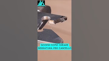 Guida passo passo per costruire una serratura di ferro per il tuo cancello #shortsfeed   #shorts