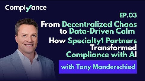 From Decentralized Chaos to Data-Driven Calm: How Specialty1 Partners Transformed Compliance with AI