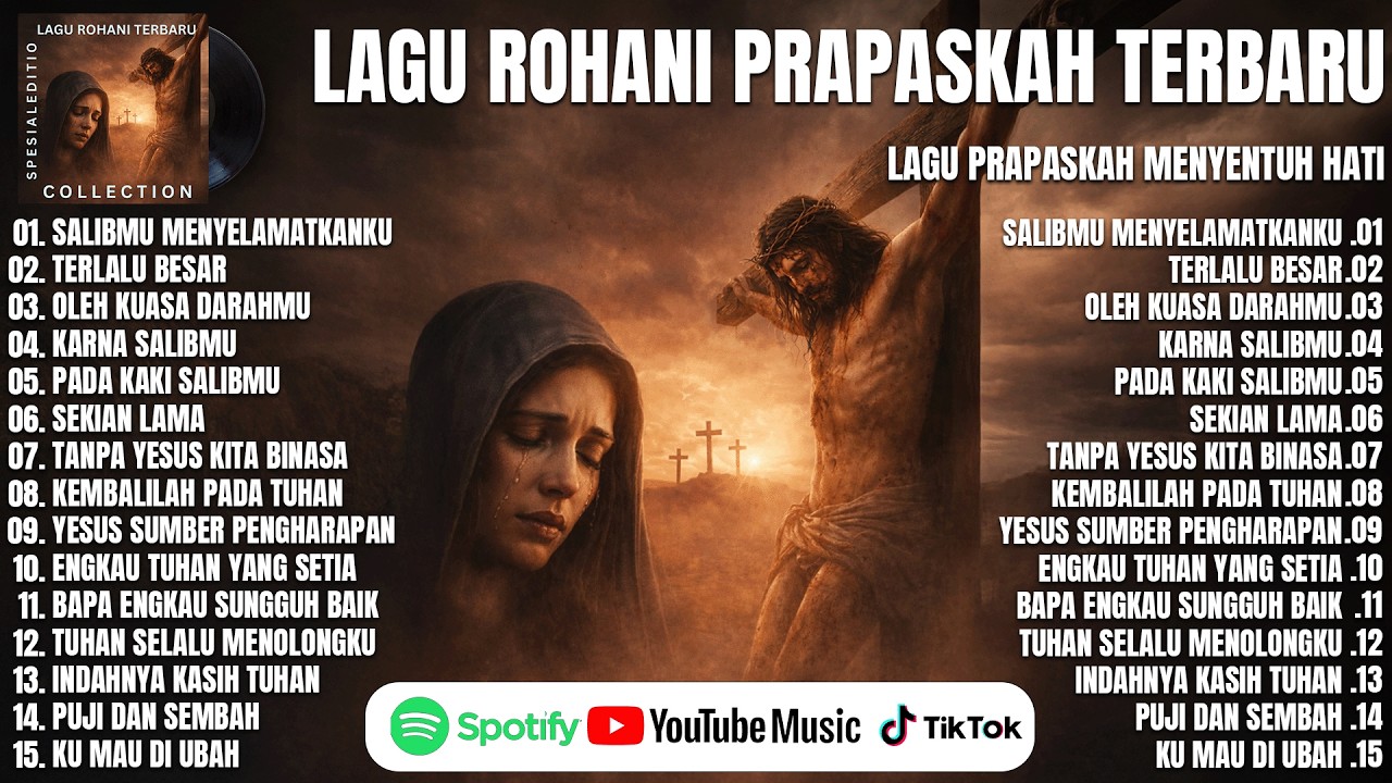 PLAYLIST LAGU ROHANI PRAPASKAH PALING MENYENTUH HATI TERBARU 2026 (MIX LIRIK VIDEO) TERPOPULER 2026