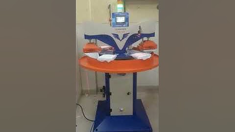 Automatic Multihead Label Heat Transfer Machine