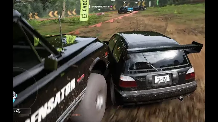 Forza Horizon 5  - Scummy Rammer rage quits after being overtaken