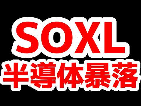 SOXL30％大暴落