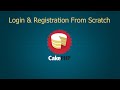 CakePHP 3.1 Login & Registration From Scratch - Part 2