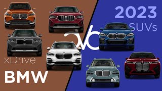 2023 BMW SUVs X1 vs X3 vs X4 vs X5 vs X6 vs X7 vs iX (xDrive)