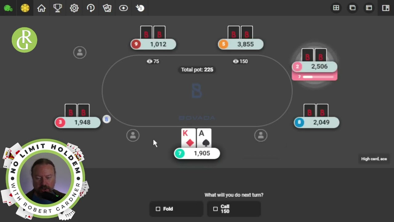 $72 in wins small stakes no limit holdem on bovada poker robert gardner 12/11-19/2023