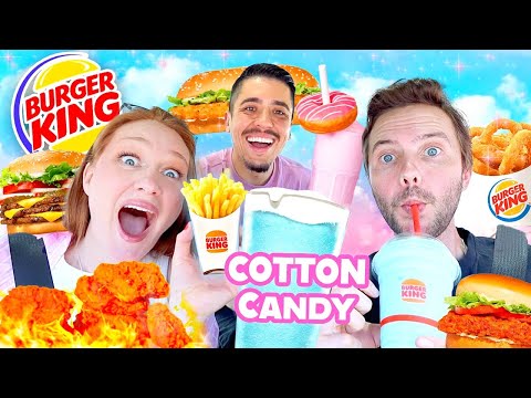 Tasting VIRAL Celebrity Foods! BURGER KING New Menu Items!!!