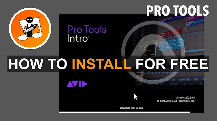 How to install Avid Pro Tools Intro for free
