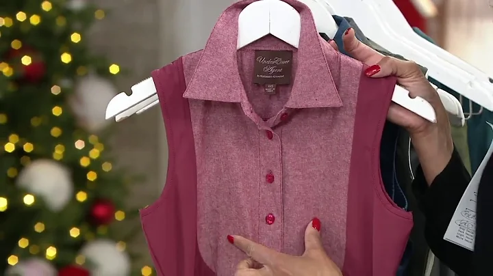 Kathleen Kirkwood Dictra-Ease Chambray Shirttail T...