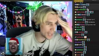 xQc going crazy like he having a schizo after Spotify plays music from what his thought in brain