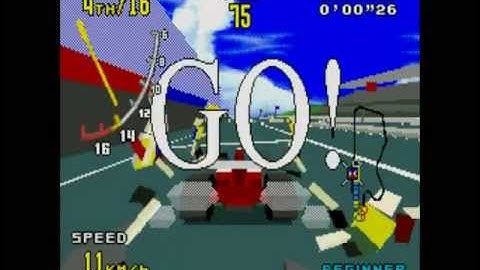 Virtua Racing Comparison - Sega 32X vs. Sega Genesis
