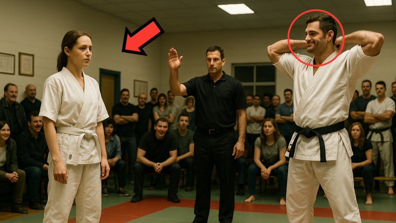 Au forțat o femeie simplă să lupte pe tatami — în 5 secunde, îl pune la pământ pe campion