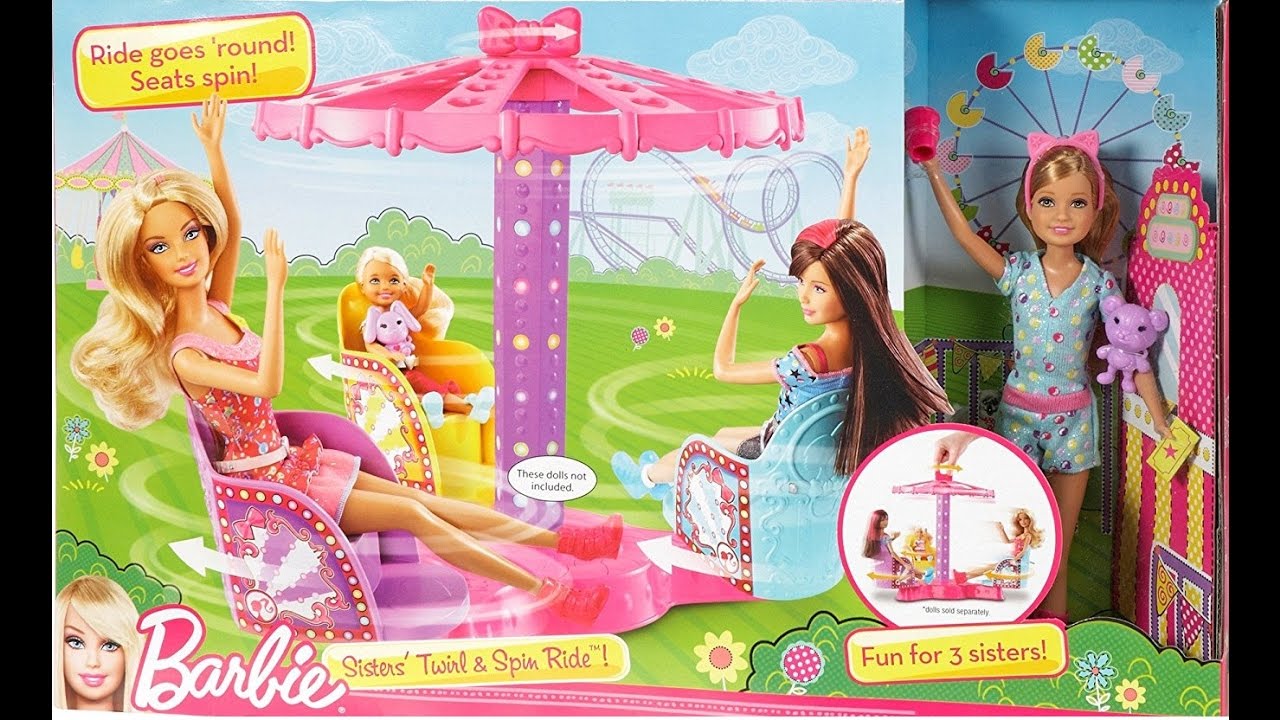 barbie amusement park set