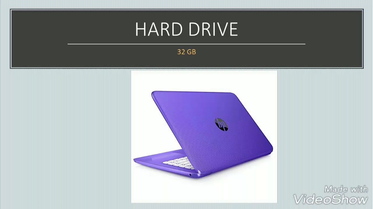 HP Stream Laptop PC 14-ax020nr (Intel Celeron N3060, 4 GB RAM, 32 GB eMMC)