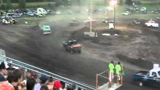 Autocross Truck racing at 2010 McLeod Cty Fair in Hutchinson MN