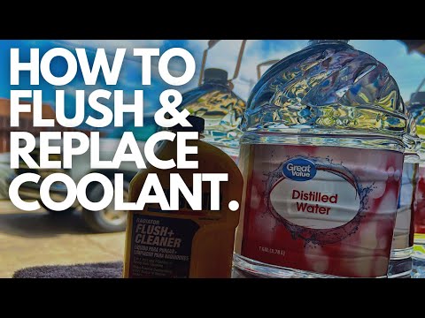 How to Flush & Replace Coolant 88-98 Chevy C/K1500. #OBS   4K