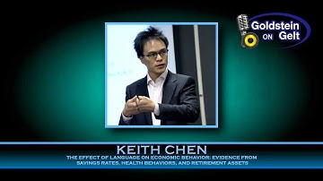 Keith Chen - How Language Affects Financial Behavior - Interview - Goldstein on Gelt -Sept 2012