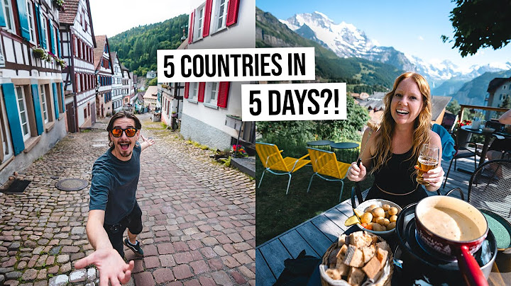 The ULTIMATE European Road Trip - 5 COUNTRIES in 120 hours! Incredible Food & Ancient Towns!