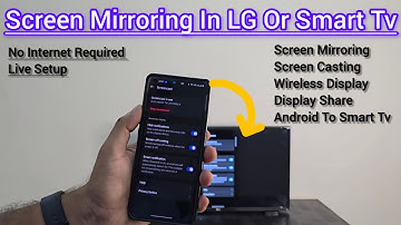 Screen Mirroring setup in smart TV | Screen Casting | Wireless Display Sharing | Phone to Tv