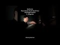 Beethoven "Moonlight Sonata" II. Allegretto (Shorts1) #beethoven #piano #sonata #moonlight