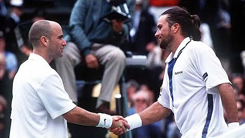 Andre Agassi vs Pat Rafter 2000 Wimbledon Semifinal Highlights